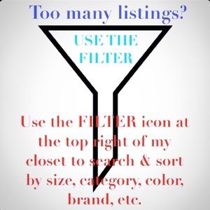 🛍 USE THE FILTER 🛍